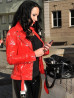 Lackjacke DS-614V Rot