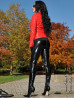 Lackjacke DS-614V Rot
