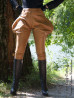 Leather trouser DS-414 camel