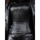 Leather corset DS-232 black