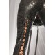 Wetlook-leggings 18035 black croc