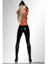 Wetlook-Leggings 18038 Schwarz