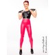 Faux leather leggings Razer pink