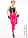 Faux leather leggings Razer pink