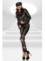 Wetlook-leggings 12603 black/gold