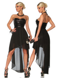 Evening dress 13124 black