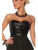 Evening dress 13124 black
