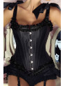 Straps corset 13994 black/black