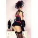 Straps corset 13994 black/pink
