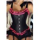 Straps corset 13994 black/pink