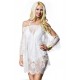 Lace dress 13817 white