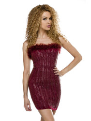 Minikleid 13514 Rot