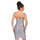 Bandage shape dress 13390 grey
