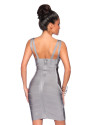 Bandage shape dress 13390 grey