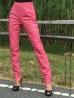 Leather trouser DS-420 pink