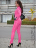Leather catsuit 4-019 pink