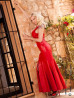 Lederkleid 4-058 Rot