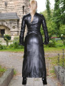 Leather coat 4-099HDS black