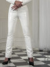 Vinyl trouser DS-418V white