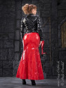 Vinyl skirt SSW-030V red