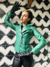 Lederjacke DS-634 Grün