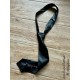 Leather neck tie DS-1120 black