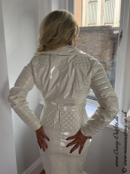 Vinyl jacket DS-660V white