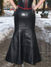 Leather skirt SSW-030 black