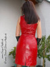 Lederkleid DS-036 Rot