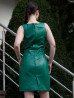 Lederkleid DS-036 Grün