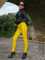 Leather trouser DS-400 yellow