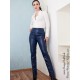 Leather trouser DS-418 blue
