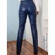 Leather trouser DS-418 blue