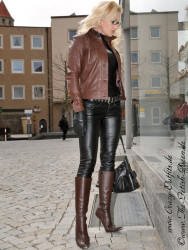 Lederjacke DS-602 Braun